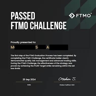 Passed FTMO Challenges proof 14 of 14